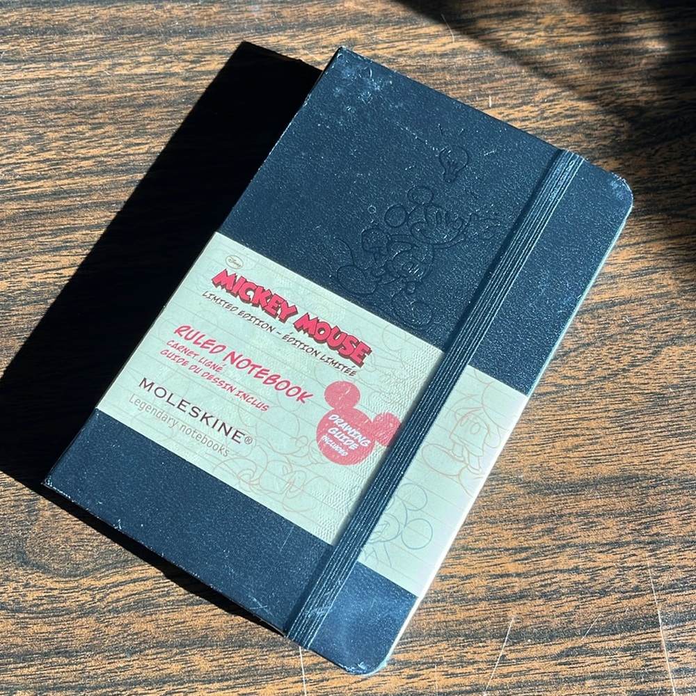 Mickey Mouse Limited Edition Moleskine Notebook - Black